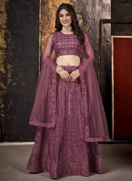 Purple Colour Zeeya Rangrezz Varni New Latest Designer Exclusive Net Lehenga Choli Collection 11003